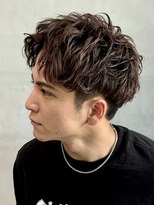 フィフス 渋谷(fifth)&nbsp;メンズスパイキーショートマッシュピンツイストスパイラルパーマ