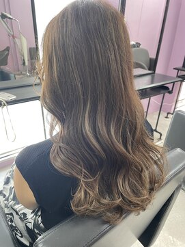 ブリーチ無しダブルカラーで作るベージュブラウン