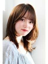 ユニックス Mark Is みなとみらい店(UNIX)&nbsp;【UNIXみなとみらい】シースルーバング×ミディアムレイヤー