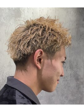 サイファー 心斎橋(CIPHER.) スパイキーピンパーマ