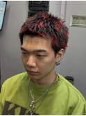 中目黒/スパイキーショート/デザインカラー/メンズショート