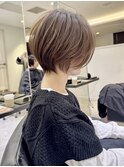 30代40代50代ショート白髪ぼかし銀座丸みくびれ井