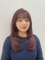 ソワ 北千住(soi)&nbsp;ワインレッド/ボルドー/ロングレイヤー/韓国レイヤー