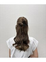 京都ヘアセット着付け専門サロン 夢館 五条店(yumeyakata)&nbsp;リボンハーフアップ
