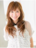 ツヤ感重視の☆極ゆるウェーブ