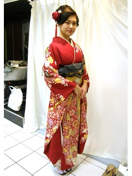 ヘアースタジオ ジェイワン(hair studio J ONE) 成人式　振袖着付け　前撮り　後撮り