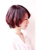 シャカ(SHAKA)&nbsp;大人可愛い!丸みショート  ヘルシーレイヤー 毛先パーマ