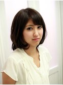 tahie...＊大人ナチュラル前上がりボブ＊
