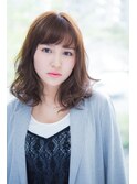 ミディアムボブ×ゆるふわパーマ☆３０代４０代５０代