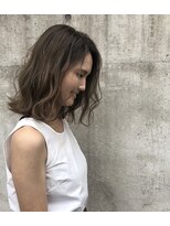 アンルーク ヘア(+1 unluke hair)&nbsp;[+1unluke]外国人風×Ocean Blue×highlight