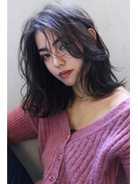 ブラン 広島本通(Blanc)&nbsp;【Blanc/広島】大人ボブ＿ネイビーカラー＿斜めバングkr