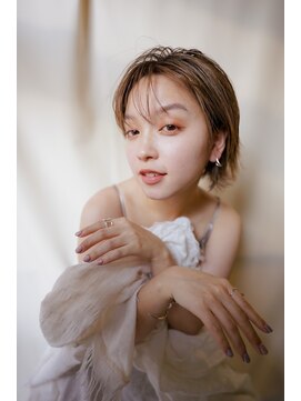 ナンバー アンフィール 渋谷(N° anfeel) シースルーバング×ショートヘア