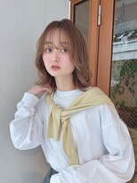 ルービック 京橋(Rubik's)&nbsp;大人かわいい春カラー/外ハネボブ/オリーブベージュ