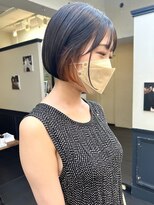 ヒート バイ アンカットラウンジ 渋谷(HEAT by UNCUT&LOUNGE)&nbsp;インナーオレンジ/インナーカラー/ケアブリーチ/イヤリング