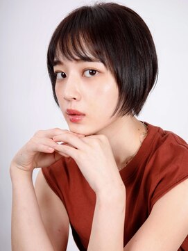 ミュート 原宿店(mute) 【mute原宿】前下がりショートボブ×ダークグレージュ