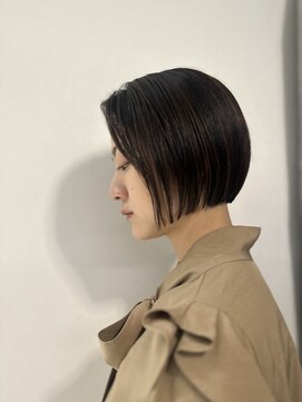 アース 三軒茶屋店(HAIR&MAKE EARTH) 三軒茶屋_レディース_ミニボブ_ショート_丸みボブ_ナチュラル_