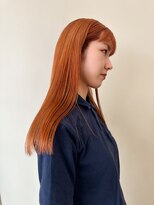 ユー(yew)&nbsp;vivid orange long