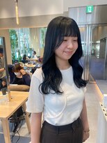 ガリカ 横浜(Gallica) 【mirei】韓国スタイル/ロングレイヤー&ブルーブラック