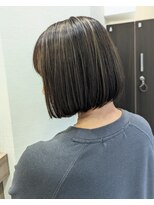 アッシュ 西葛西店(Ash) 顎ラインボブ×白髪ぼかしハイライト