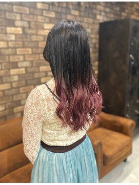 ネウィ 八王子(newi) グラデーションカラー /カシスピンク