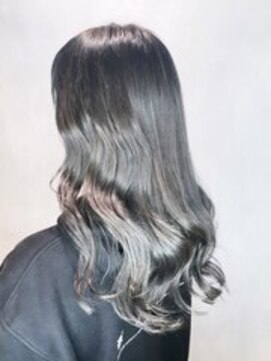 リコラックスビー 中百舌鳥(LICO LUXBE) シルバーカラー_レイヤーカット