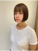 小顔効果ミニボブ