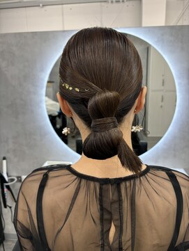 アイ(_i) #結婚式ヘア#お呼ばれヘア#カチモリヘア