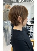 黒髪カタログ/ボブルフ/小顔に見せるヘア/ワンレン/ショートボブ
