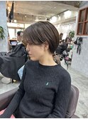丸みショート/小顔ショート/ショートボブ/ハンサムショート