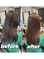 アース 亀有店(HAIR&MAKE EARTH)&nbsp;クセや広がりが気になる.朝少しでも楽したい人。縮毛矯正です！
