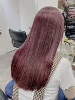 リラ バイ ミラ 新宿(LILA by MILA)&nbsp;メルティカラーフェミニンロング似合わせピンクベージュ韓国