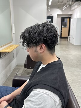 リグ 横浜(Lig.) ツイストスパイラルパーマメンズパーマ刈り上げマッシュショート