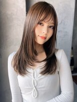 ロンドカスティーヨ 四日市(Lond castillo)&nbsp;【前川薫子】韓国風 ワンカールレイヤー マロンブラウン