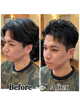 ヨシザワインク ハコザキ 水天宮前 日本橋人形町(YOSHIZAWA Inc.HAKOZAKI) イメチェン/白髪染め/大人/ビジネス/清潔感/ツーブロック