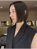 グレージュカラー/髪質改善/美髪/暗髪/レイヤーカット[恵比寿駅]