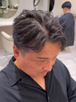 バース 梅田中崎町店(BIRTH)&nbsp;50代40代白髪ぼかしシルバーメッシュバレイヤージュ