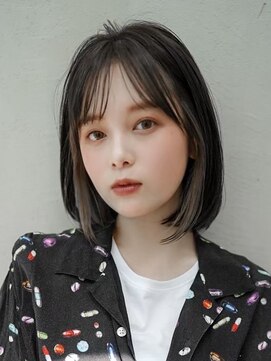 ギークス(GEEKS) 【GEEKS渋谷】伸ばしかけボブ/インナーカラー/冬ヘア/グレージュ