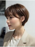 クラゲヘアー/小顔に見せるヘア/ココアベージュ/松ヶ崎/北柏