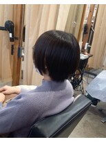 ノマニカ バイ ルレーヴ 池田店(noma-nika by Le reve)&nbsp;乾かすだけでキマる！小顔見せ丸みショートボブ