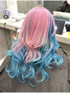 いろあそび 八王子 【デザインカラー】ピンク×ミズイロ