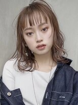 ギークス(GEEKS) 【GEEKS渋谷】オン眉ボブ/ミディアムレイヤー/冬カラー/20代30代