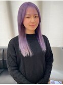 【salon work style】White lavender