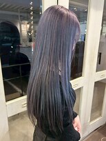 リアン(Lien) 透明感パープルグレージュ/ストレート/レイヤーカット
