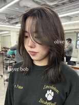 ニコ トウキョウ 渋谷(nico TOKYO)&nbsp;ミディアムレイヤーカット顔周りレイヤーハッシュカット透明感