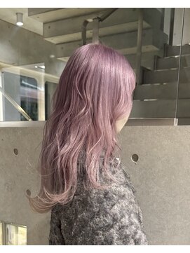 ヲタク(wotaku.) ピンクラベンダーホワイトピンクトリプルカラーケアブリーチ暖色