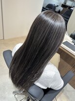 ノド(nodo.) 白髪ぼかしハイライト