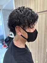 アッシュ 下丸子店(Ash)&nbsp;シャドウスパイラルパーママッシュショート無造作パーマ刈り上げ