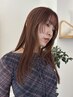 【ノンジアミンカラーでも明るめ透明感!】カット+ノンジアミンWカラー+TR