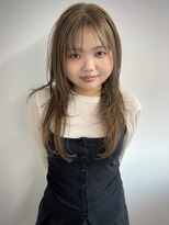 アンブレラ 中目黒(ANBRERA)&nbsp;レイヤーカット×透け感ベージュ