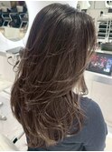 ブリーチハイライト髪質改善ダブルカラーレイヤーカット